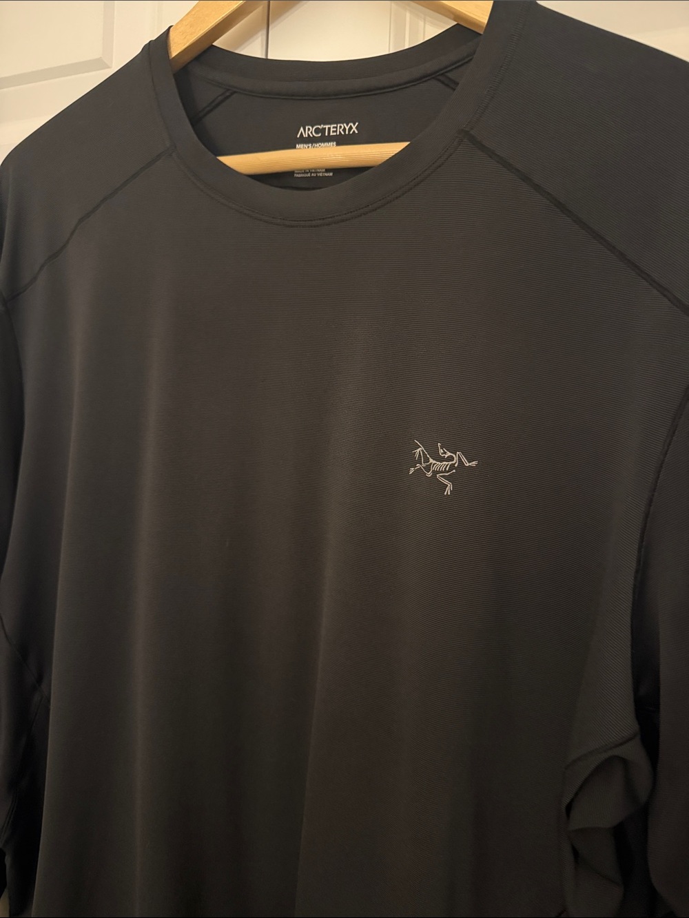 Arc'teryx Men's Motus Black Tech Crew Shirt XL